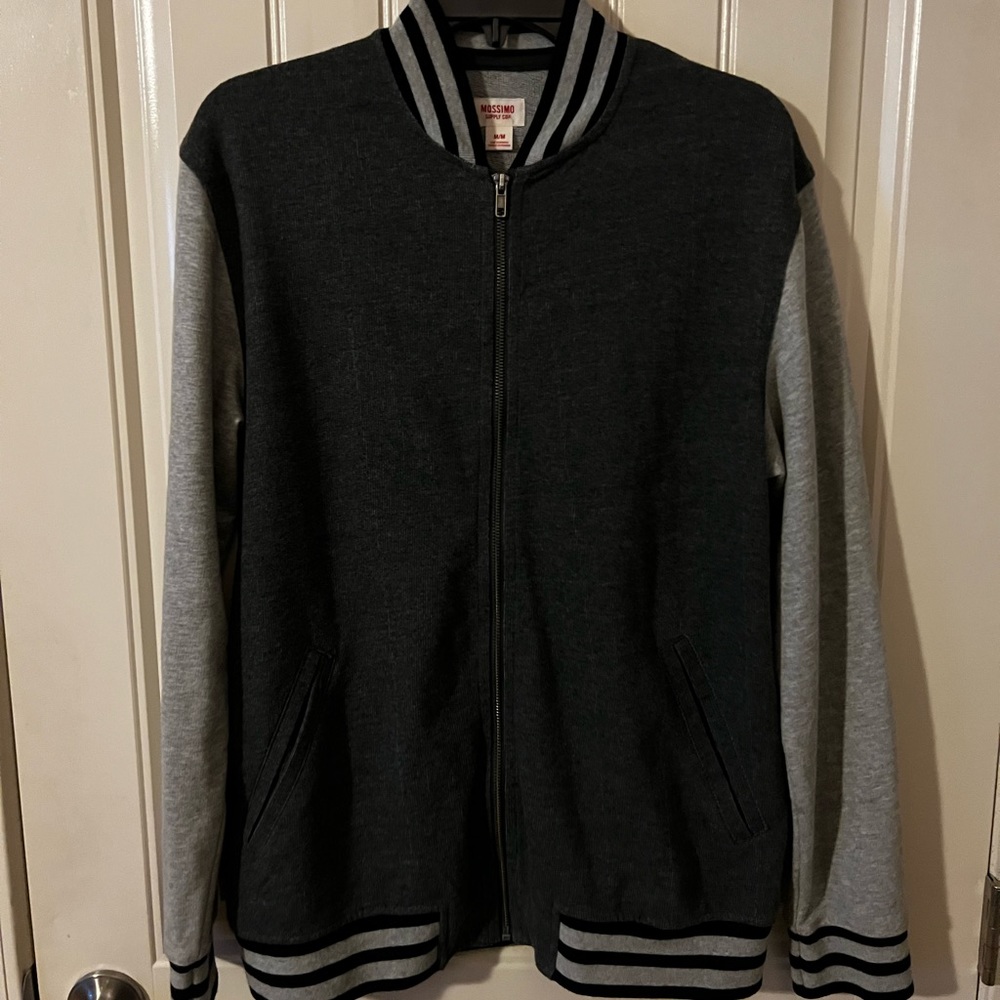 Missio Supply Co. Grey Lightweight Bomber Jacket